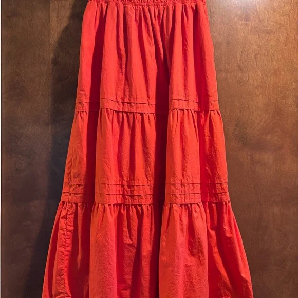 Quince 100% Cotton Poplin Tiered Maxi Skirt - Picture 7 of 10